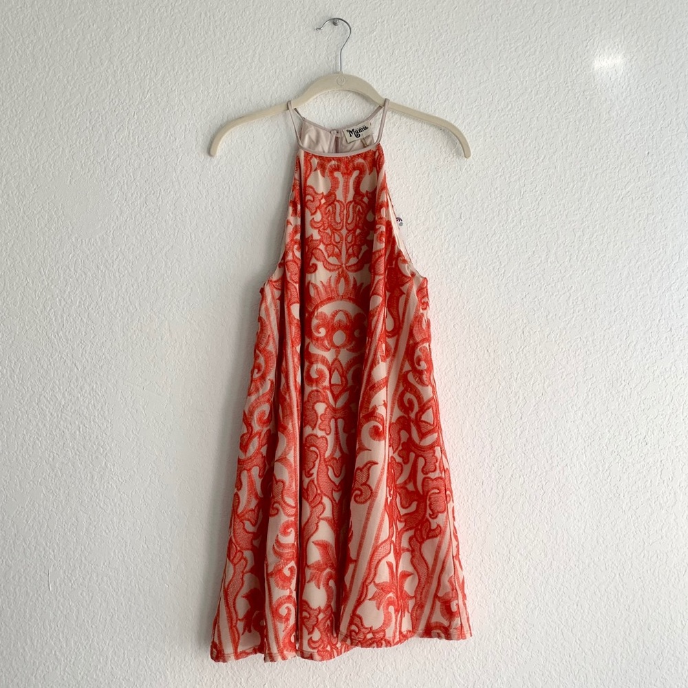 Show Me Your MuMu Embroidered Gomez Mini Dress